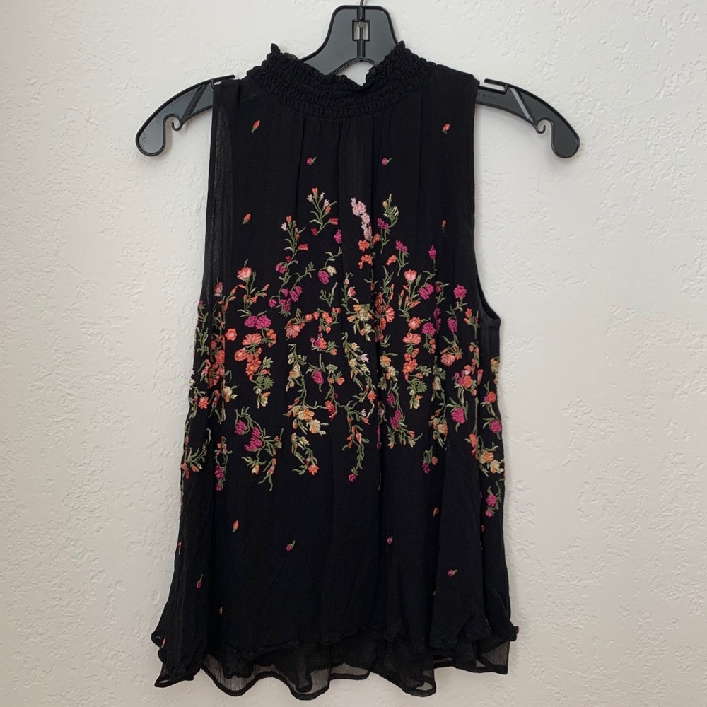 Embroidered Anthropologie top